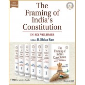 Law & Justice Publishing Co’s The Framing of India’s Constitution by B. Shiva Rao, Dr. Subhash C. Kashyap [6 HB Vols. 2021]